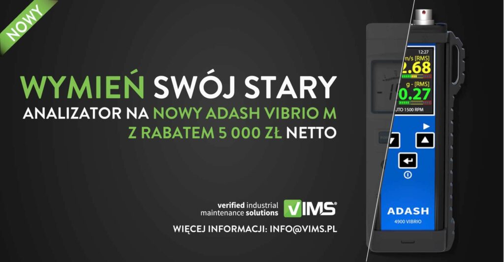 wymień swój stary analizator na nowy miernik drgań